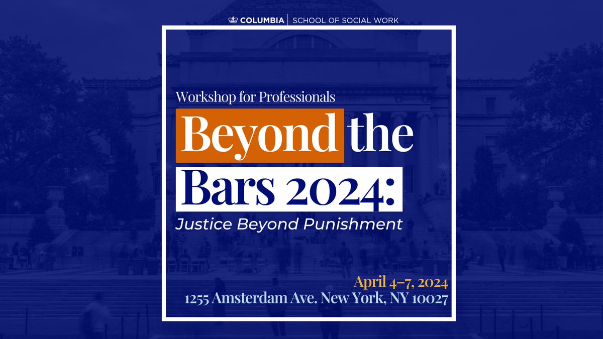 It’s not too late to sign up for the #BeyondtheBars conference! This year’s theme, Justice Beyond Punishment, will explore challenges carceral punishment while highlighting non-punitive approaches to interpersonal and community violence. Head to our #linkinbio to register.