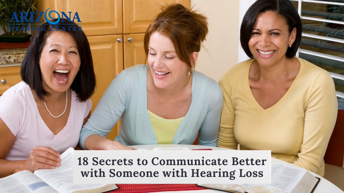 Secret #6: Converse with four or fewer people. Usually only one person is speaking at a time. Multiple conversations is much more challenging to listen to for someone who is hearing impaired.

#azhear #hearinghealth #betterhearing #hearingawareness #hearingloss #hearingaids