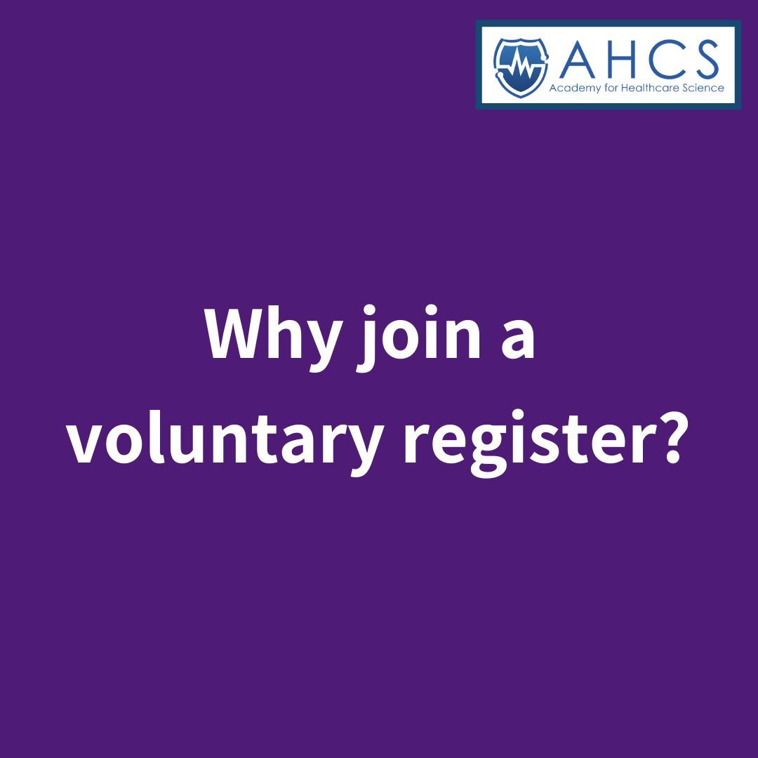 We want to see Healthcare Science recognised and respected as one of the key clinical professions. Joining the Register demonstrates your own commitment to patient safety and to raising the profile of Healthcare Science by meeting the standards for an accredited register.