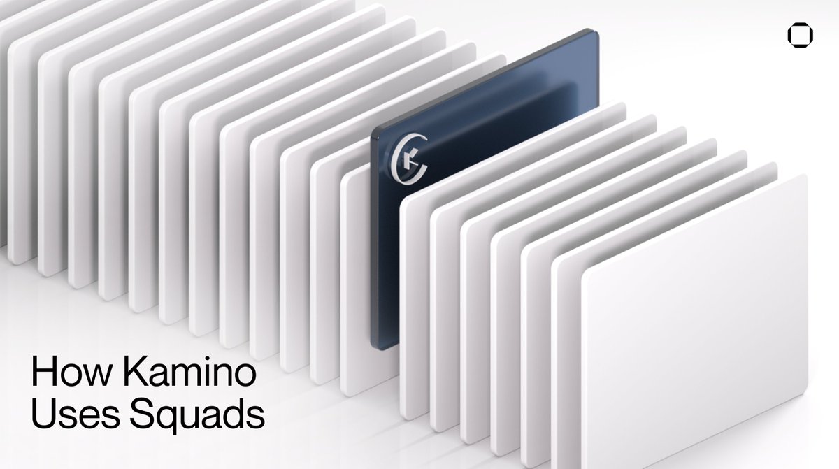 1/ Kamino is one of the largest DeFi protocols on Solana, totaling over $1  billion in TVL. Squads plays a crucial role in the security of their  on-chain operations, including program and