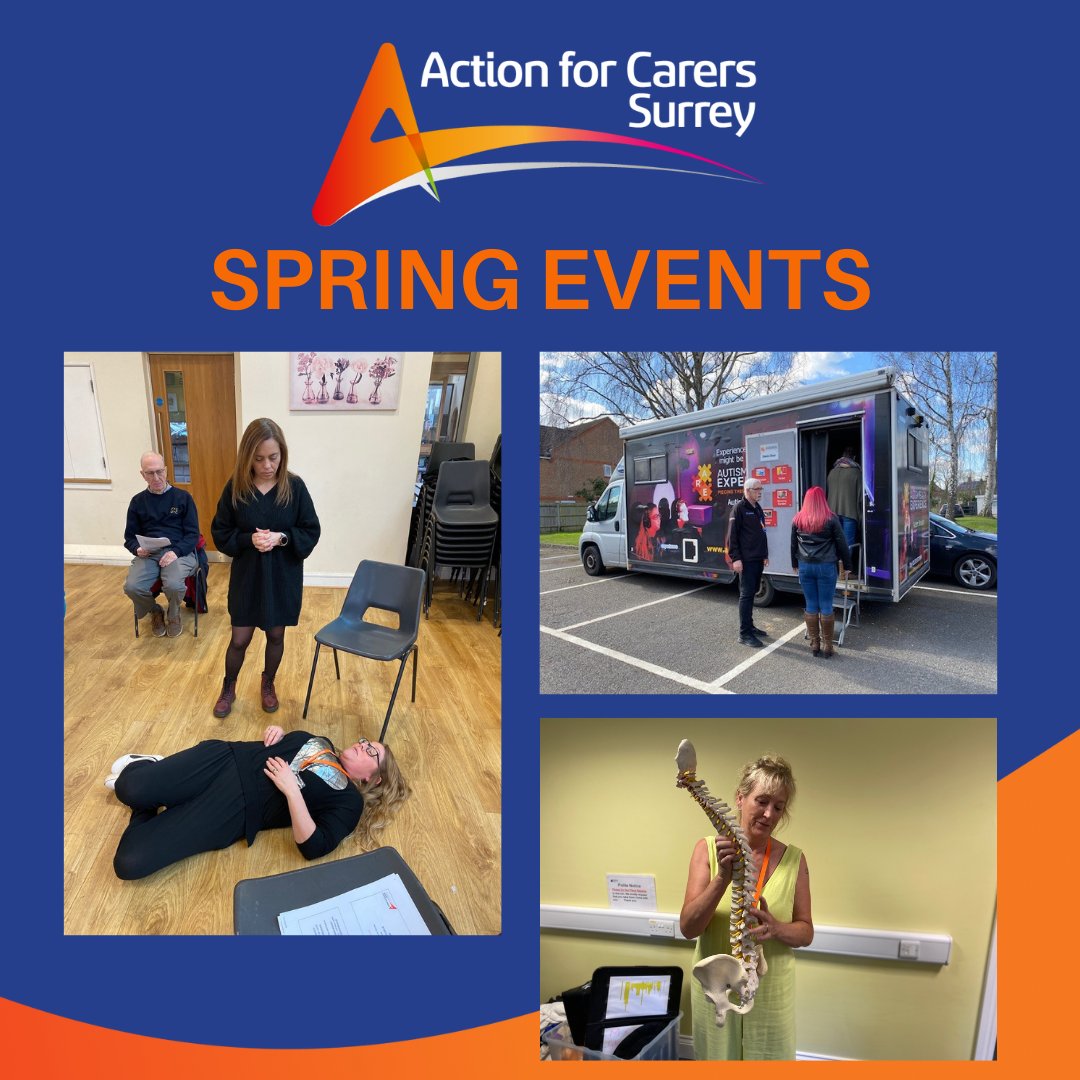 As you enjoy your remaining Easter eggs, please take a moment to check out our upcoming events page. In April, we have a range events at our hubs, including Looking after your back, Stress Management, and learning about EHCP's. More info at: ow.ly/C9jv50R4ozG