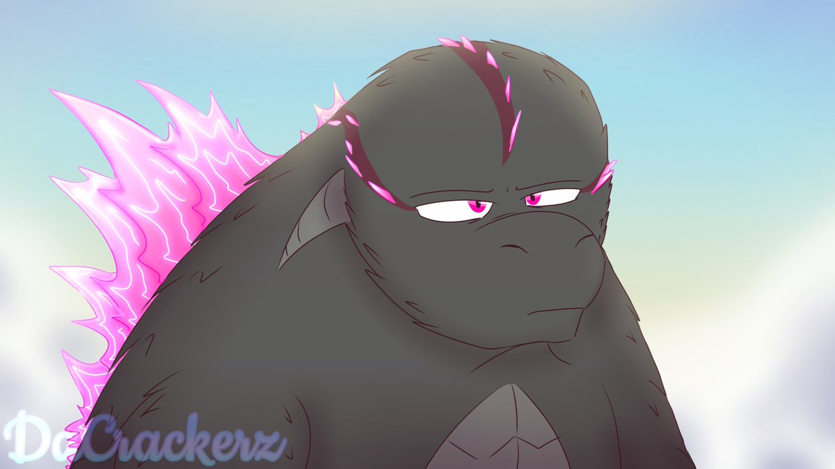GxK spoilers‼️ Scene redraw #DACRACKERZ #Godzilla #Mothra