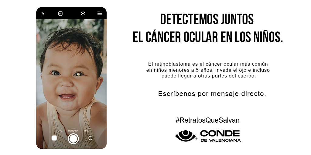 📸 Un retrato puede salvar la vida de tu hijo ❤️. Ayúdanos compartiendo esta campaña de detección de #cáncer de ojo con #RetratosQueSalvan para que el cáncer ocular se detecte a tiempo en tus hijos mejores de 5 años. ✨👶