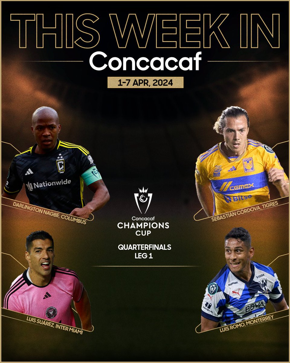 The Quarterfinals of @TheChampions start #ThisWeekInConcacaf! 🌟⚽

Read more about it here ➡️ bit.ly/3TYxp09 🔗