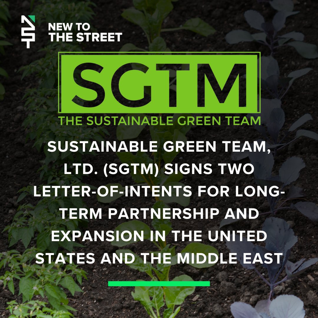 Exciting news from @TheSGTM! 🌿✨ They've just signed two Letter-of-Intents, paving the way for long-term partnerships and expansion in the United States and the Middle East. Stay tuned for sustainable growth and positive impact! @vincemedia1 READ HERE⬇️⬇️⬇️