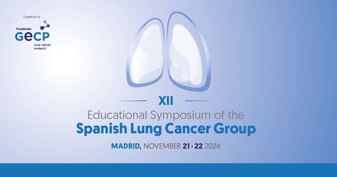 🙇‍♀️Apunta esta fecha en tu agenda: el próximo 21 y 22 de noviembre el GECP celebra el Madrid el XII Simposio Educacional en el que 🗣hablaremos de forma transversal sobre diferentes temas referidos al cáncer de pulmón. 🤔 ¿Te lo vas a perder?