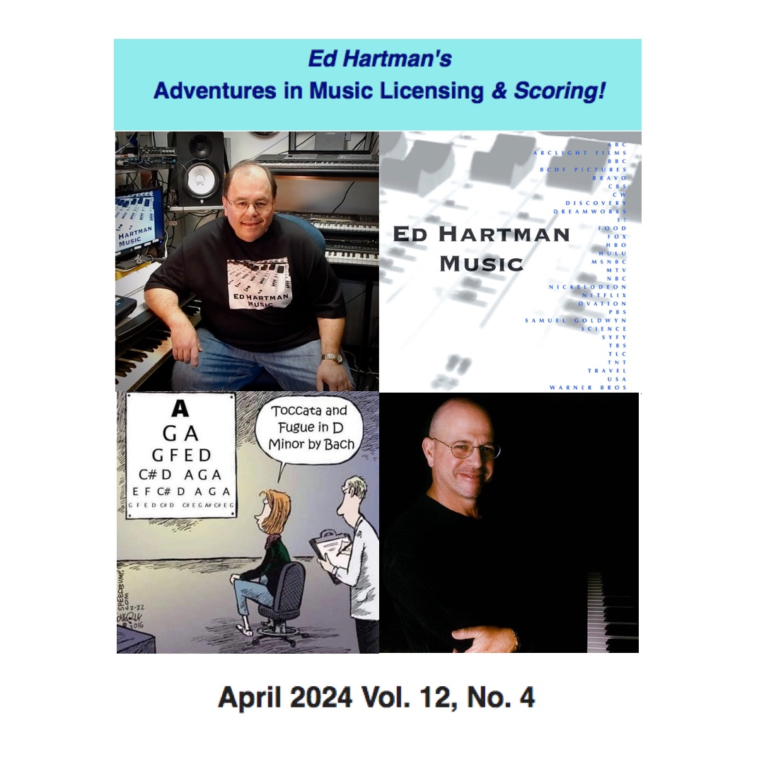 8thSensePro's tweet photo. Adventures in Music Licensing-Scoring APRIL 2024 (12th Year!) (Contact me to get on the email list) https://t.co/aYBD8SDJ8b #musicsupervisor #composers #filmcomposers #musiclicensing #musicscoring #musicforsync #syncmusic #musiclibraries https://t.co/1xGkdTKzzD