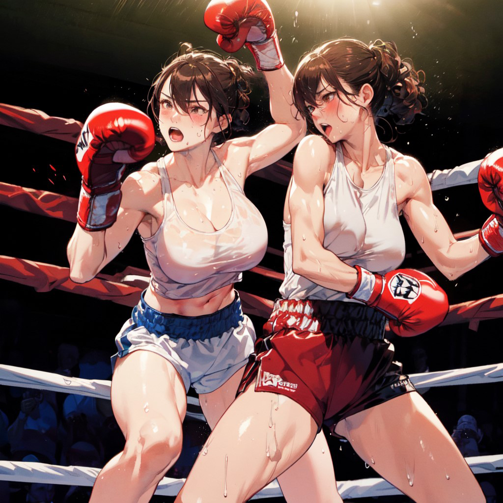 Final punch. #femaleboxing #strongwomen #AIart #AIArtistCommunity #aiartcommunity #AIArtwork #AIArtGallery #AIイラスト #FemaleFighting #AIgirl #animegirl #stronggirl #mixedboxing #musclegirl #femaleko