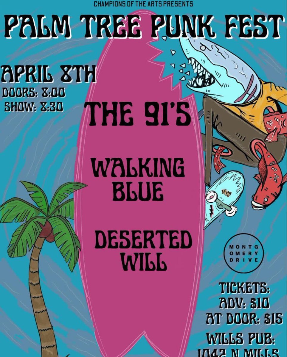 ONE WEEK AWAY! 
#livemusic #orlando #orlandomusic #originalmusic #concert #april8 #orlandoevents #orlandomusicscene #poppunk #orlandopunk #orlandopoppunk #floridapunk #floridapoppunk #willspub #ucf #championsofthearts2024