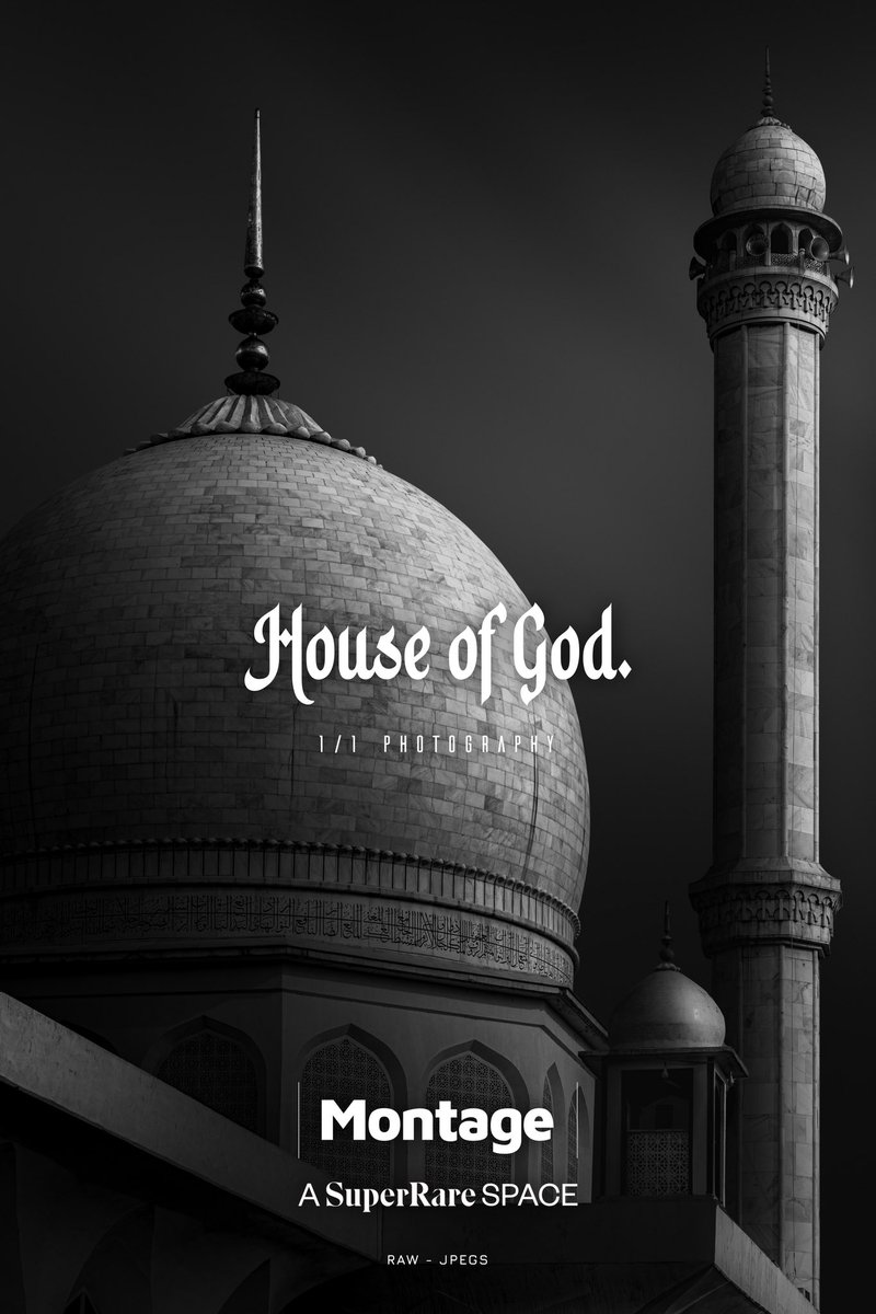 Photography NFTs 🚀

"House of God" 💎

1/1 Photography
Reserve 0.380 $ETH

Now Live on <a href="/SuperRare/">SuperRare</a> via <a href="/spacemontage/">Montage | A SuperRare Space</a> 🖤

superrare.com/0x8a1521398214…