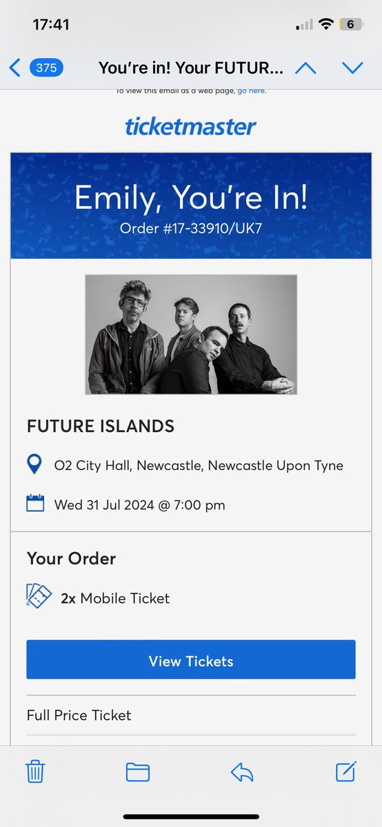 Johnb180's tweet photo. Can not wait to see @futureislands happy birthday to me , July best hurry up https://t.co/X10RX42oIN