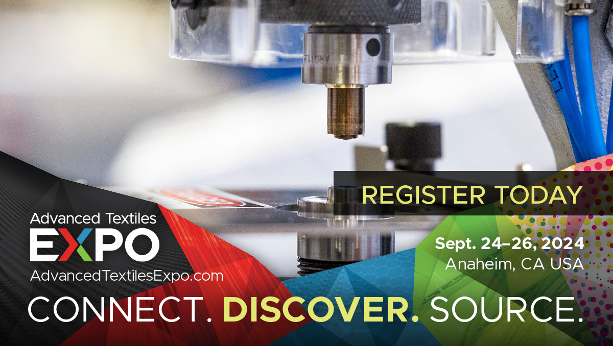 Registration is open Advanced Textiles Expo 2024! CONNECT. DISCOVER. SOURCE. Register now and get the Early Bird rate: AdvancedTextilesExpo.com/Register

#AdvTextilesExpo #connect #discover #sourcing #ATA