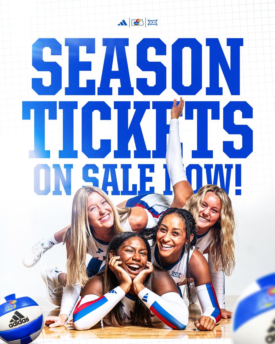 Our 2024 season tickets are officially on sale 🎟️ Get yours here: bit.ly/43Grwbc #RockChalk