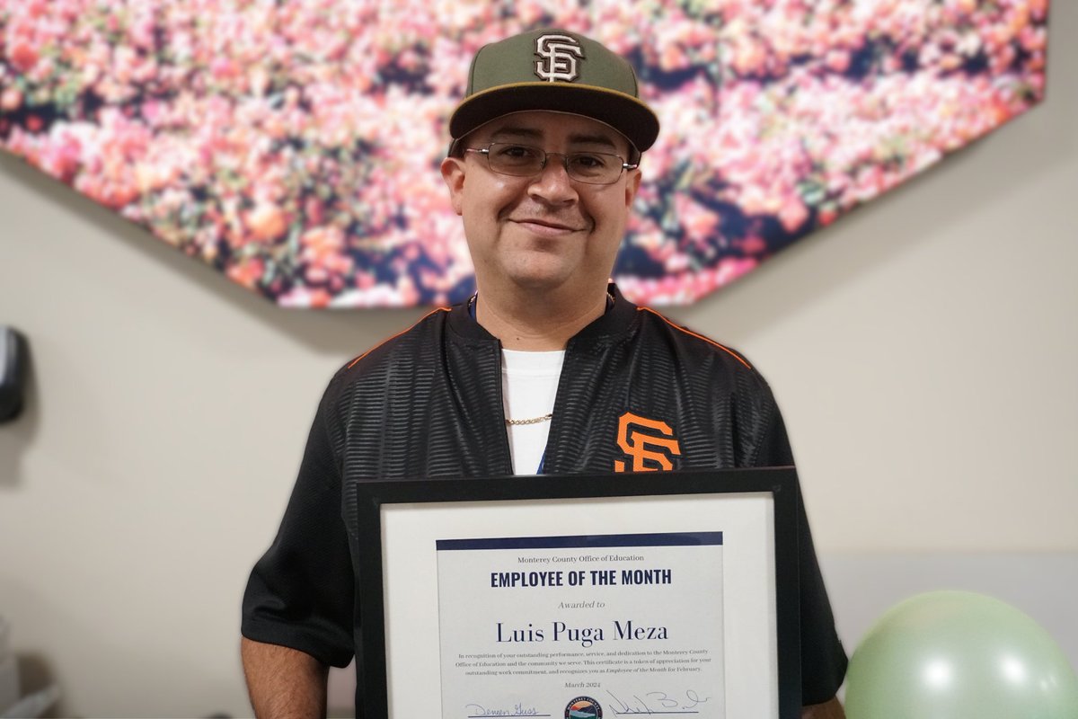 Congratulations to our March Employee of the Month! Luis Puga Meza, School Bus Driver for the Transportation Department, goes above and beyond for the students he transports.