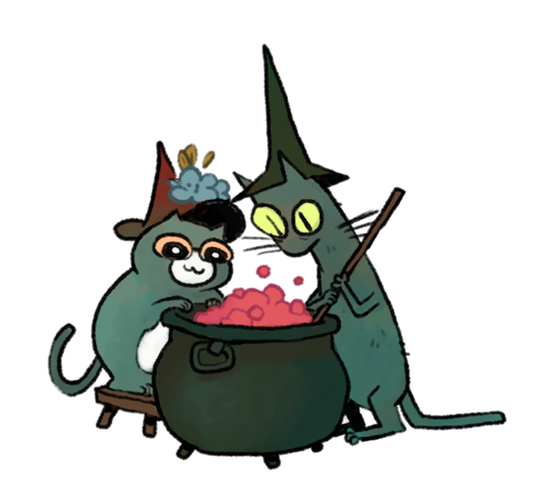 「black cat hat」 illustration images(Latest)