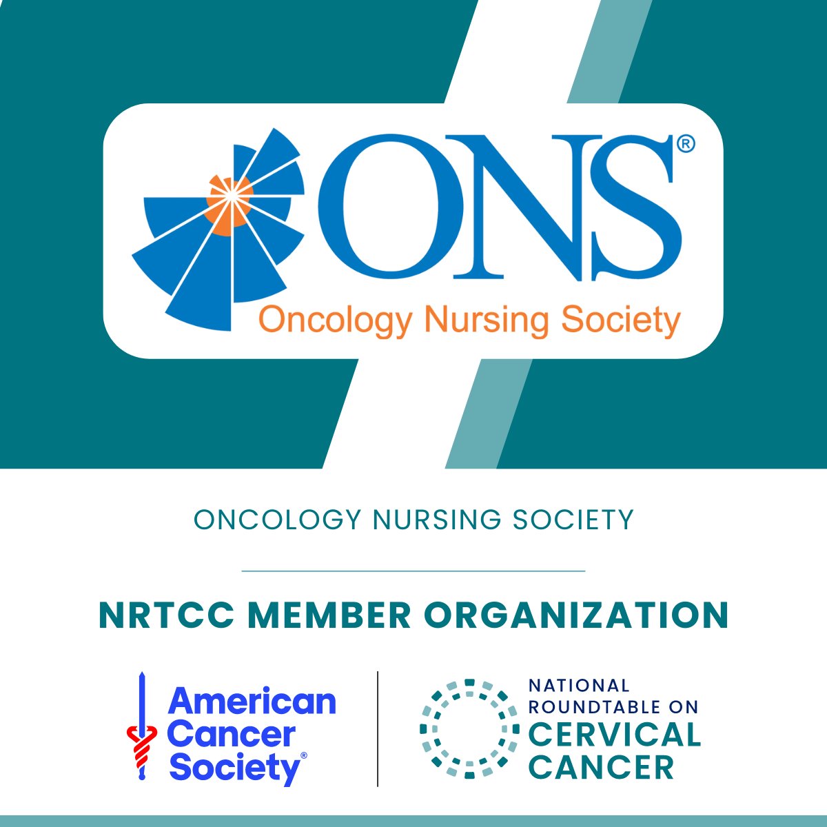 cervicalRT's tweet photo. We are proud to welcome Oncology Nursing Society (ONS) to the Roundtable! @oncologynursing works to provide advance excellence in oncology nursing and quality cancer care and leads the transformation of cancer care.
https://t.co/ELyF8eqwbc
#cervicalrt https://t.co/cga49OdWE3