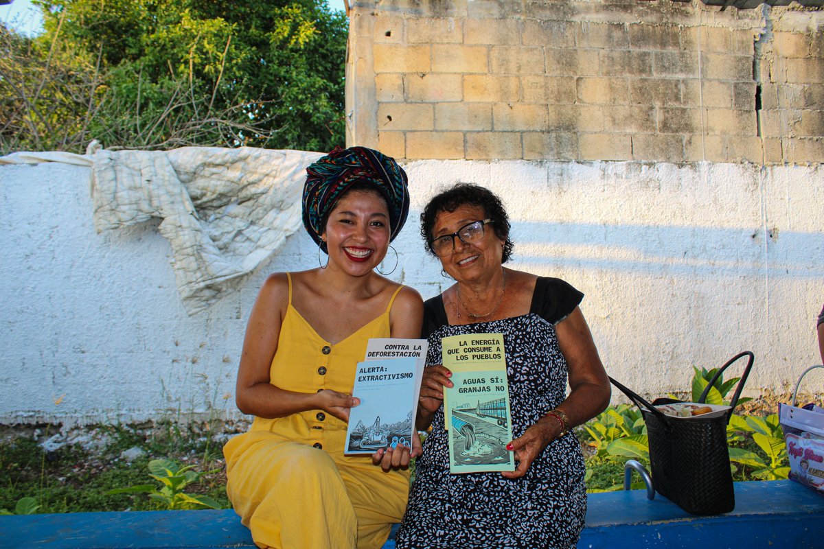 🫴🏽📰 A inicios del año, realizamos un taller con las 7 comunidades mayas que compartieron sus historias para nuestro más reciente informe sobre 'Extractivismo y cambio de uso de suelo en la península de Yucatán'. 📌 Explora el informe y los fanzines:
