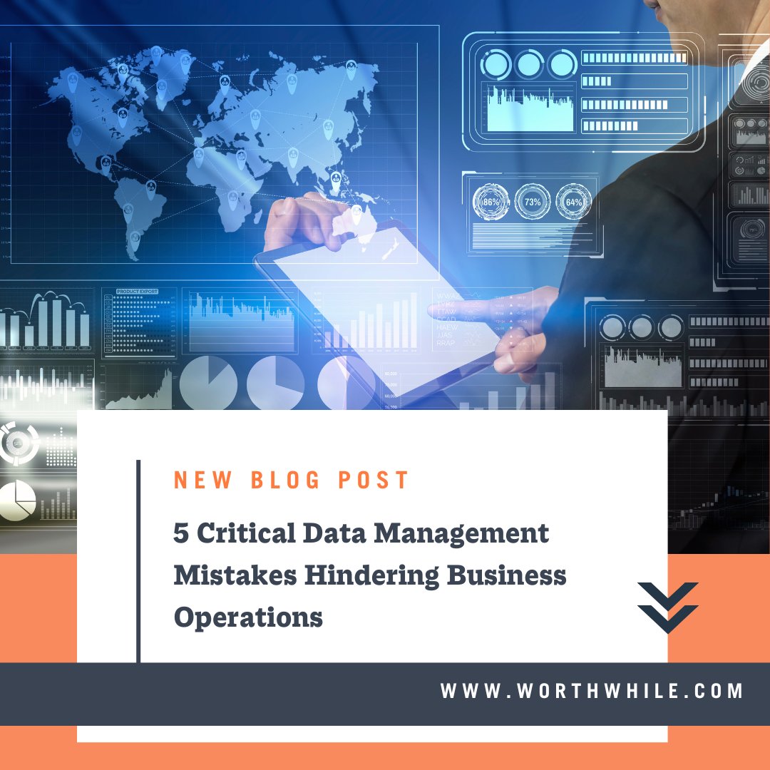 Learn more about the top data blunders hindering operations and how to steer clear of them. From overlooking data security to neglecting proper governance, Worthwhile has got you covered with actionable insights. 

Knowledge is power! Read more here: worthwhile.com/insights