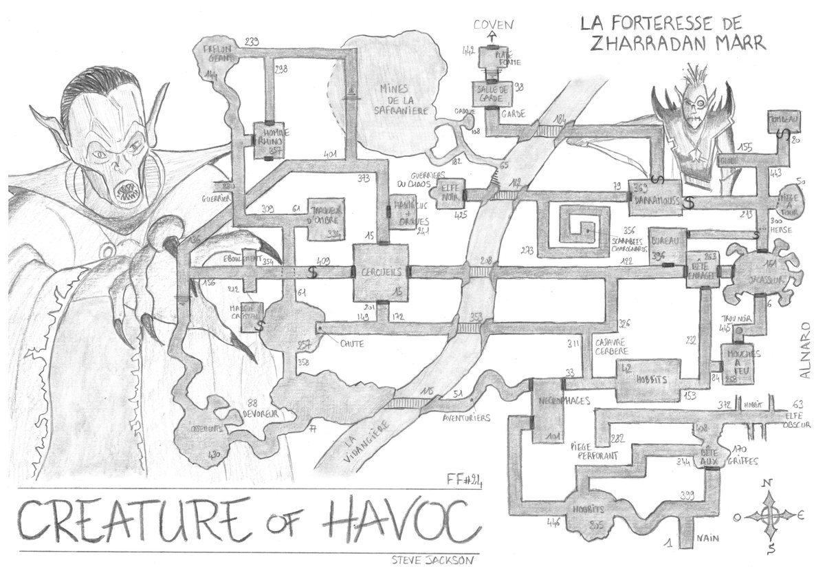 My map 'Creature of Havoc'. I'm a Zharradan Marr's fan 😅
@fightingfantasy 
all my maps : jpbobeau.wixsite.com/alnaro-maps