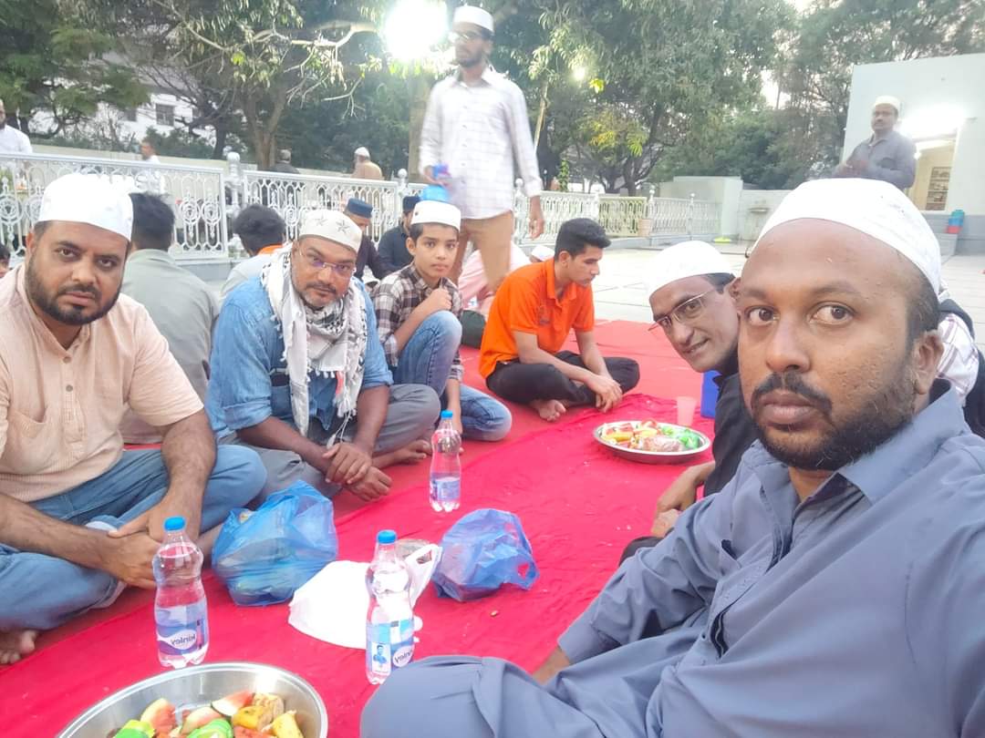 Today Iftar at The Spanish Mosque Begumpet with Friends @SQMasood @activistkareem & @maakramhyd