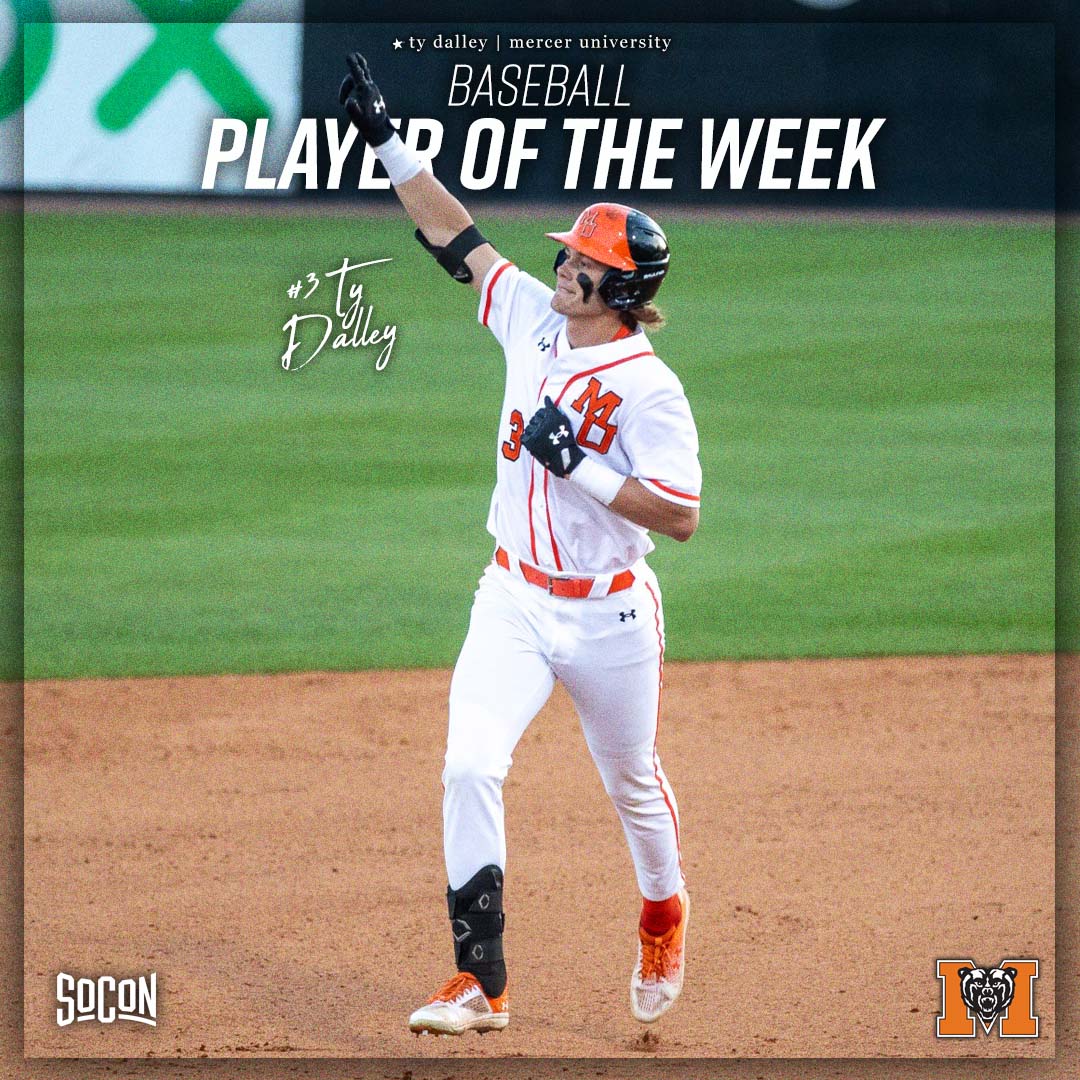 pitcher & player of the week ⚾️ | #SoConBSB

Alex Flood, @SamfordBaseball 
Ty Dalley, @MercerBaseball