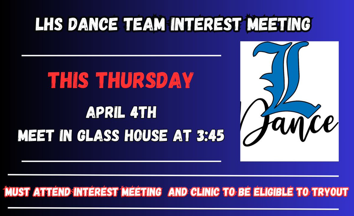 LHS_RinesDance's tweet photo. It is almost time!!! @LHSintheNews https://t.co/0ucZZ2dUL5