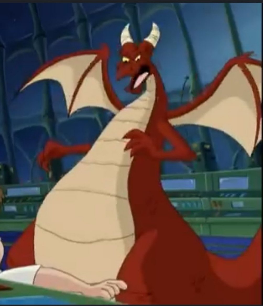 BORUEIRE's tweet image. A comparison of my fan art and origanal screenshot of Brain Master. @Ckaiadn should like this. #Dragons #anthropomorphic #Brainmaster