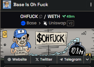 Base Is Oh Fuck tweet media