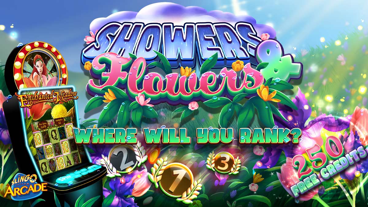 Collect 250 free credits out of the misty fields, waking up from winter, and teeming with new growth when you play Enchanted Meadow! Play today to take 25,000 credits as your 1st place reward.  Don't forget to let the rain fall so the WINS can grow --> tinyurl.com/33ny9zs9