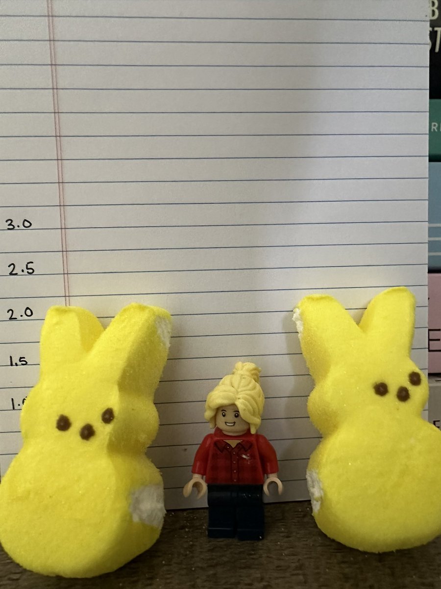 Wanted: #Lego accused of murdering #pasture weeds. Last seen dodging #rain showers while eating too many #peeps. (Please note: this is late #easter #joke, not a wanted poster for the piece of plastic with a history of escape attempts.) #DontBeSuspicious #HanginWithMyPeeps