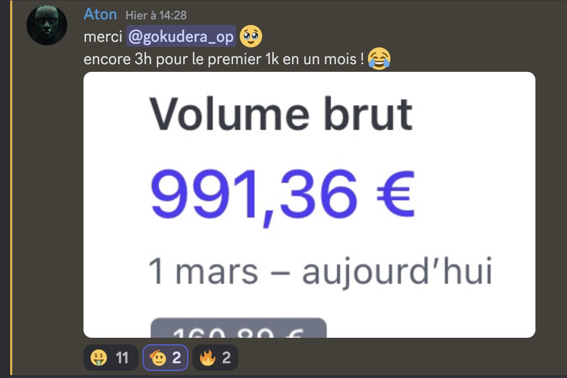Bon du très très lourd arrive sur ecom invader

👉 5 intervenants de prévus en live discord
👉 Plusieurs scripts pythons d'automatisations dans le discord
👉 Plusieurs lives build in public + FAQ
👉 Un module secret en préparation 👀 

On continue de build 🫡