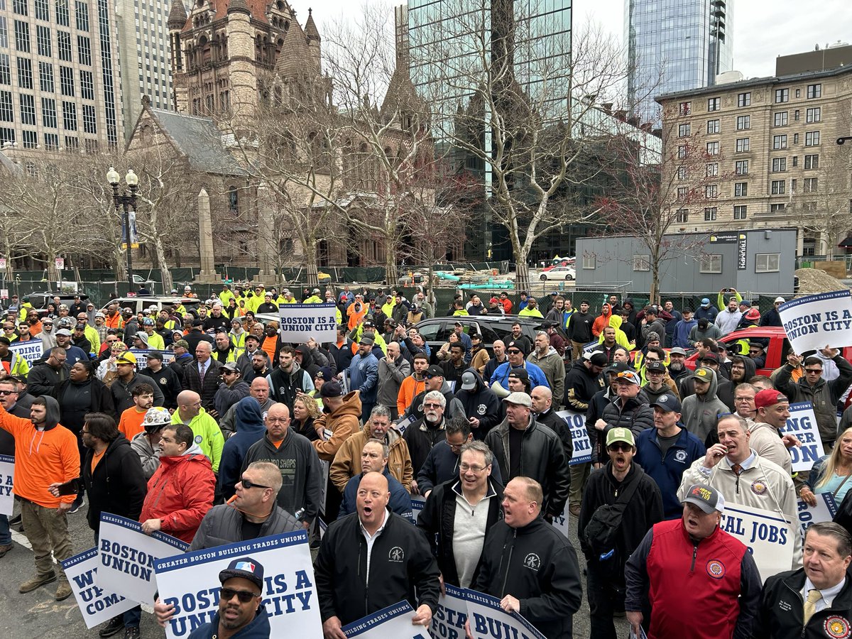 Community standards and the voice of working men and women must be part of the development process. Let’s stand in solidarity and support organized labor. We must never water down community standards in Boston. Union members are our neighbors and earned our respect! #bospoli