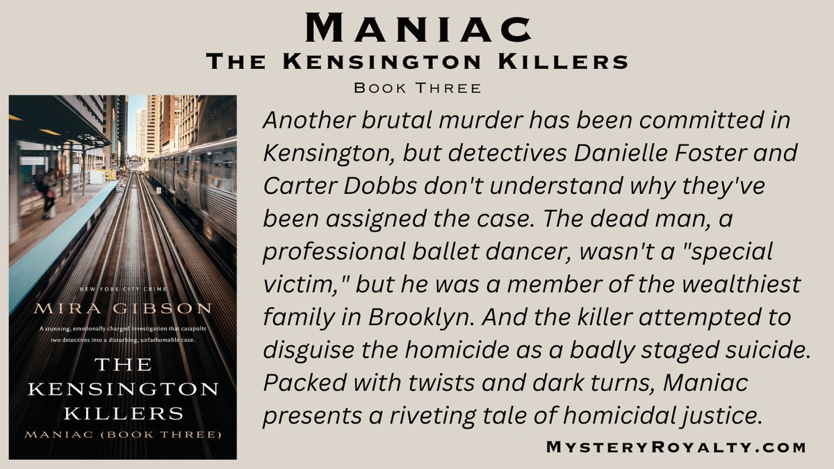 Maniac is finally available on @amazon @bnbuzz @bookshop_org! An emotionally charged investigation that catapults two detectives into a disturbing, unfathomable case.

#crimefiction #mysterynovels #hardboiled #policeprocedural #detectivenovels #mysterybooks #mysteryseries