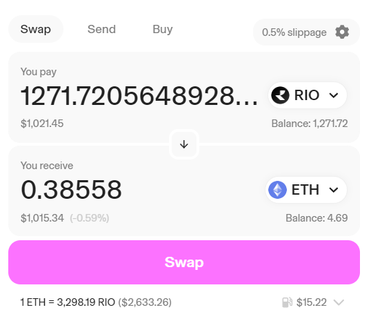 CherylStorie's tweet photo. You can claim $RIO worth of 1000$ https://t.co/nFXueIN3xn https://t.co/xpcLPHnFq6