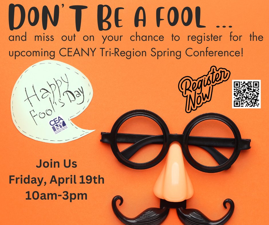 CEANY_org's tweet photo. CEANY Members, be sure to register now for the upcoming April 19th Tri-Region Spring Conference! 
https://t.co/HCZbx4jwzL https://t.co/yUbg9TvUEn