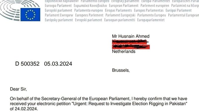 Pakistan has formed a new government on Rigged Elections, we need 100,000 signatures to make this petition successful for debate in the European Parliament. chng.it/BsYVPj4BNQ