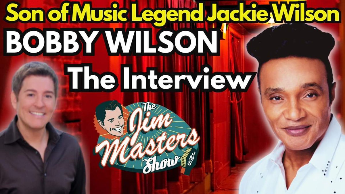 What a show we have in store for you TODAY! LIVE! on The Jim Masters Show! as 'Mr. Entertainment' R&B #singer son of #musiclegend #jackiewilson BOBBY WILSON is my special guest! 4pm ET 1pm. Watch here: youtube.com/jimmasterstv #thejimmastersshow #jimmasterstv #bobbywilson