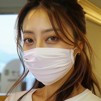 Pdirtysocks's tweet photo. 画像生成にも偶然性があって、思わぬマスク美人が生まれる♥ https://t.co/Xg4q4SwL07