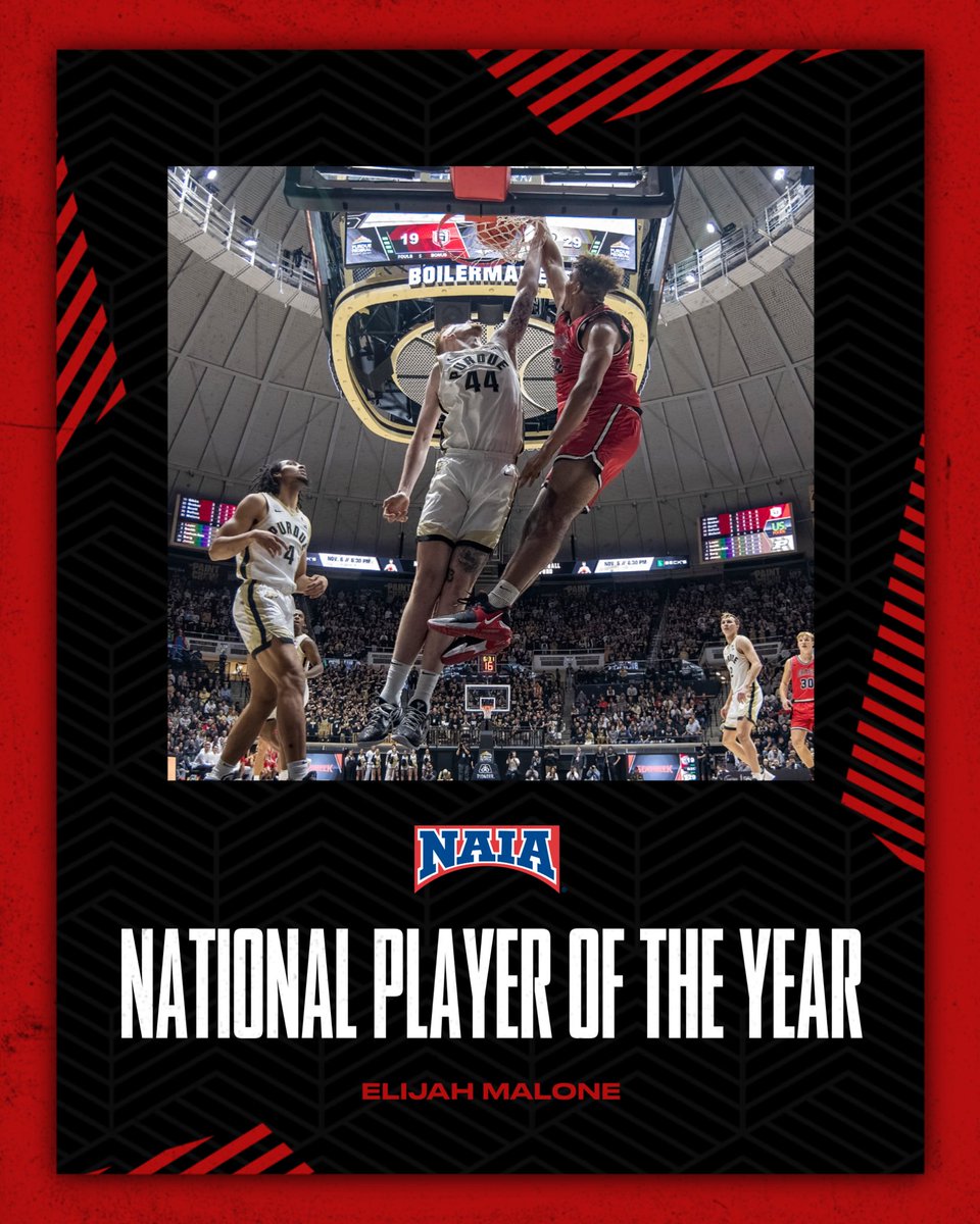 Top 2 and he’s not 2‼️

Your 2023-24 NAIA National Player of the Year, Elijah Malone!

#lancerup