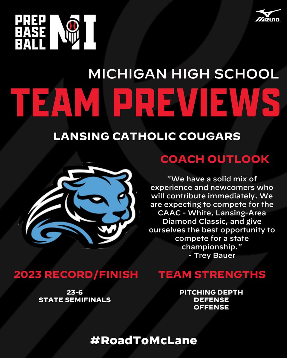 PrepBaseballMI's tweet photo. ⚾ 𝒮𝓅𝓇𝒾𝓃𝑔 𝐻𝒮 𝒯𝑒𝒶𝓂 𝒫𝓇𝑒𝓋𝒾𝑒𝓌

⭐ 𝕃𝕒𝕟𝕤𝕚𝕟𝕘 ℂ𝕒𝕥𝕙𝕠𝕝𝕚𝕔 ⭐

👀 In-Depth Preview
🔗 https://t.co/2A7Huv3h16

📝 Complete List:
🔗 https://t.co/1CzTZKdy9R

#BeSeen #RoadToMcLane @LCHSVarsityBSBL https://t.co/9OSbAZp3tC