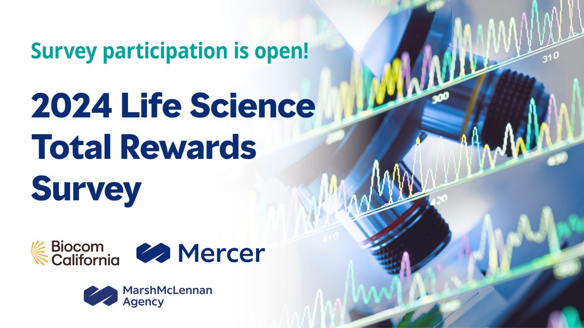 MMA_West's tweet image. Calling all #LifeScience organizations! Marsh McLennan Agency and Mercer are excited to launch the 2024 Life Sciences Total Rewards Survey. Open now through 5/13/2024. Get started: bit.ly/3xjjJnE  #LifeScienceIndustry #CompensationTrends #EmployeePerks #MarshMMA