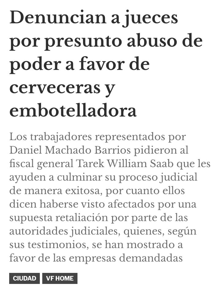 Ya basta que los jueces se vendan a cualquier pastor , justicia Laboral! Ya!