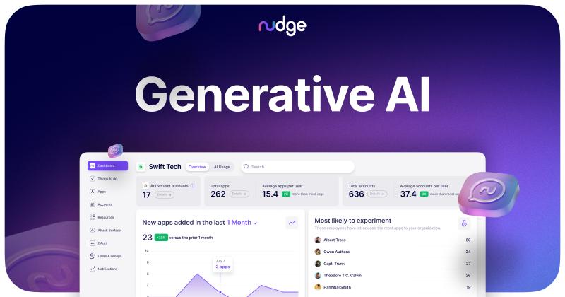 TheHackersNews's tweet photo. Who’s using AI tools in your organization? Find out in minutes with @Nudge_Security. Start a free trial and discover every SaaS account ever created by anyone in your org, including generative AI tools.

The best part? You’ll have a full inventory in minutes and you don’t even have to know what apps you’re looking for. No agents, browser plug-ins or network proxies required.

Learn more: https://t.co/IEhzB73PrZ

#ai #saas #iam