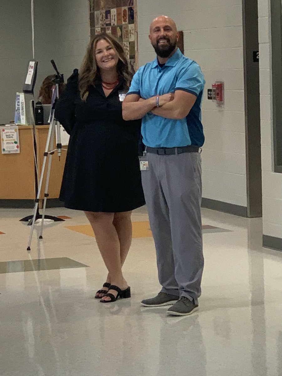 jennigreenebean's tweet photo. This week is National Assistant Principals Week and I want to give a shout out to one of the best! Mr. King works hard for our students every day. He is my right hand and sometimes my left too. Thank you, Mr. King! 👑 https://t.co/Dyig8gxzVJ
