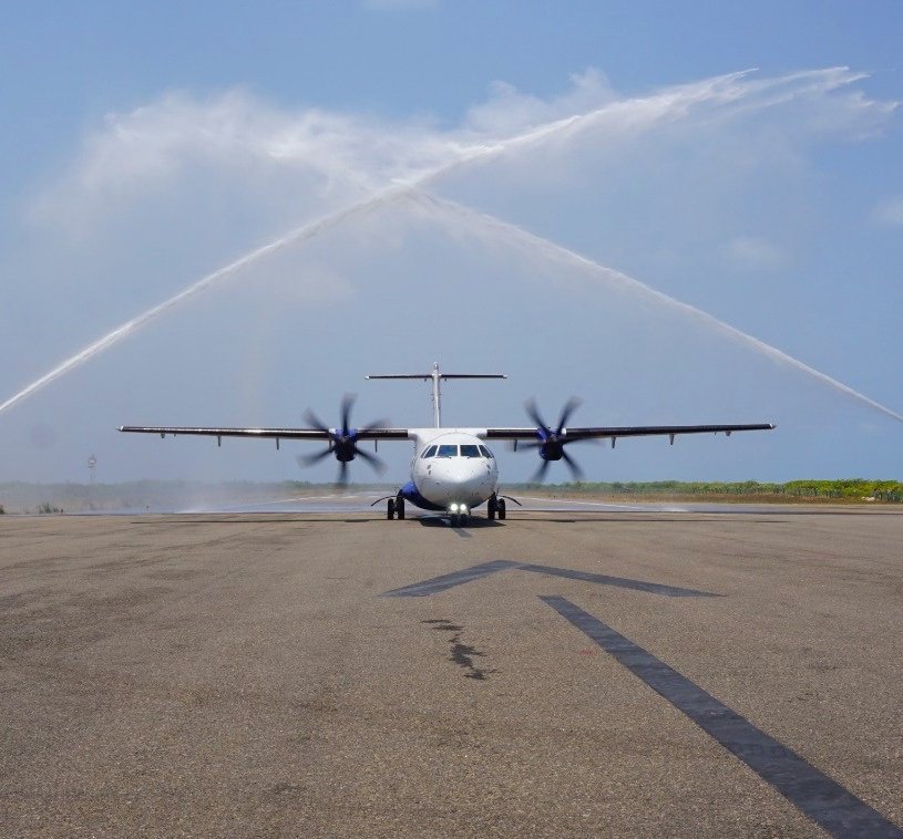 #IndiGo has launched it's first-ever flight to #Lakshadweep (Agatti) from #Bengaluru on March 31.