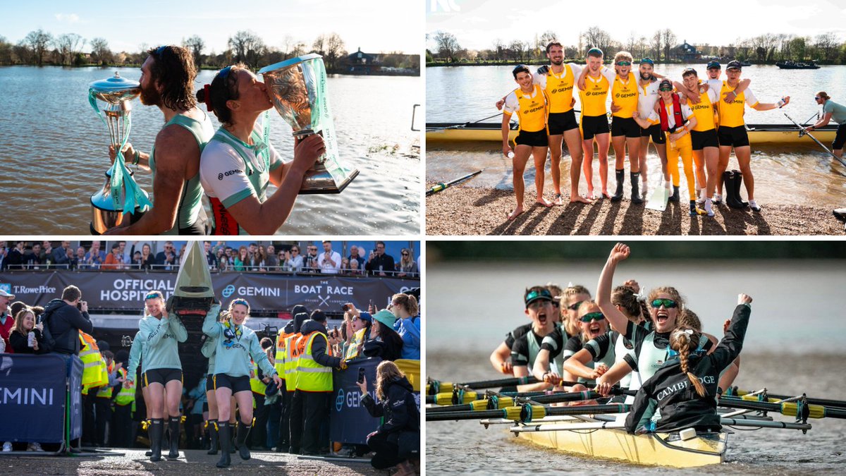 What a weekend! Congratulations to our seven students who took part in #TheBoatRace2024 and Lightweight Boat Races. Here's a few pics of them in action. 📸 Clockwise from left, pics 1-3 @nordincatic Pic 4 @benedict_tufnell @row_360 #YeahJesus #Rowing @thejcbc