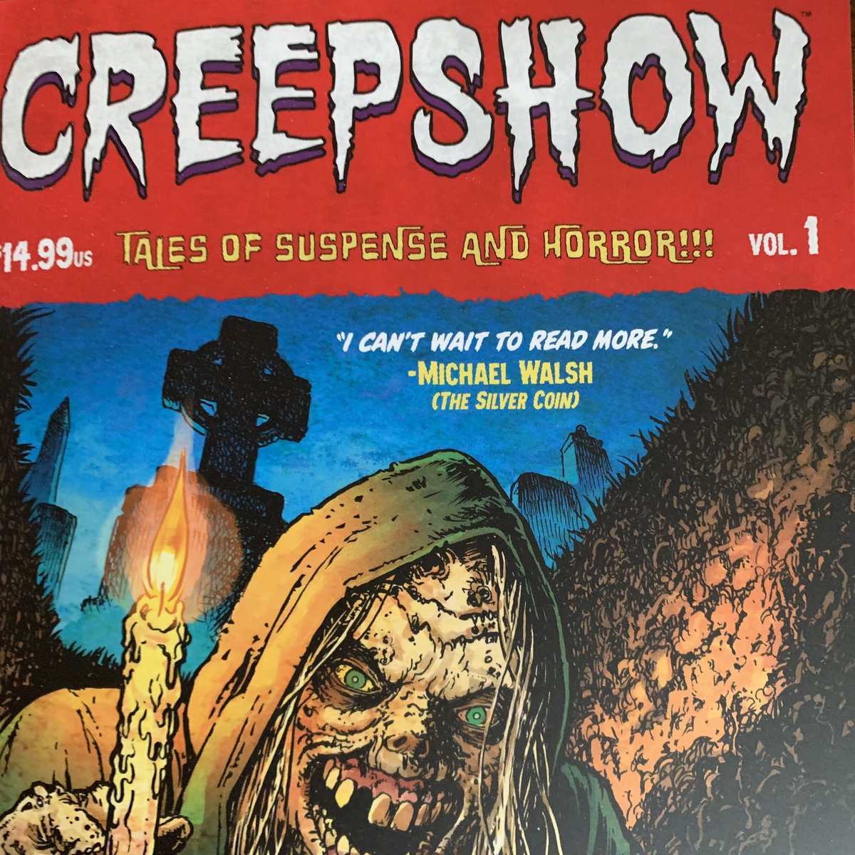 Creepshow vol 1 went to a second printing? It’s the first time @Fran_Galan_art and I worked together and it was magic out the gate? From @Skybound