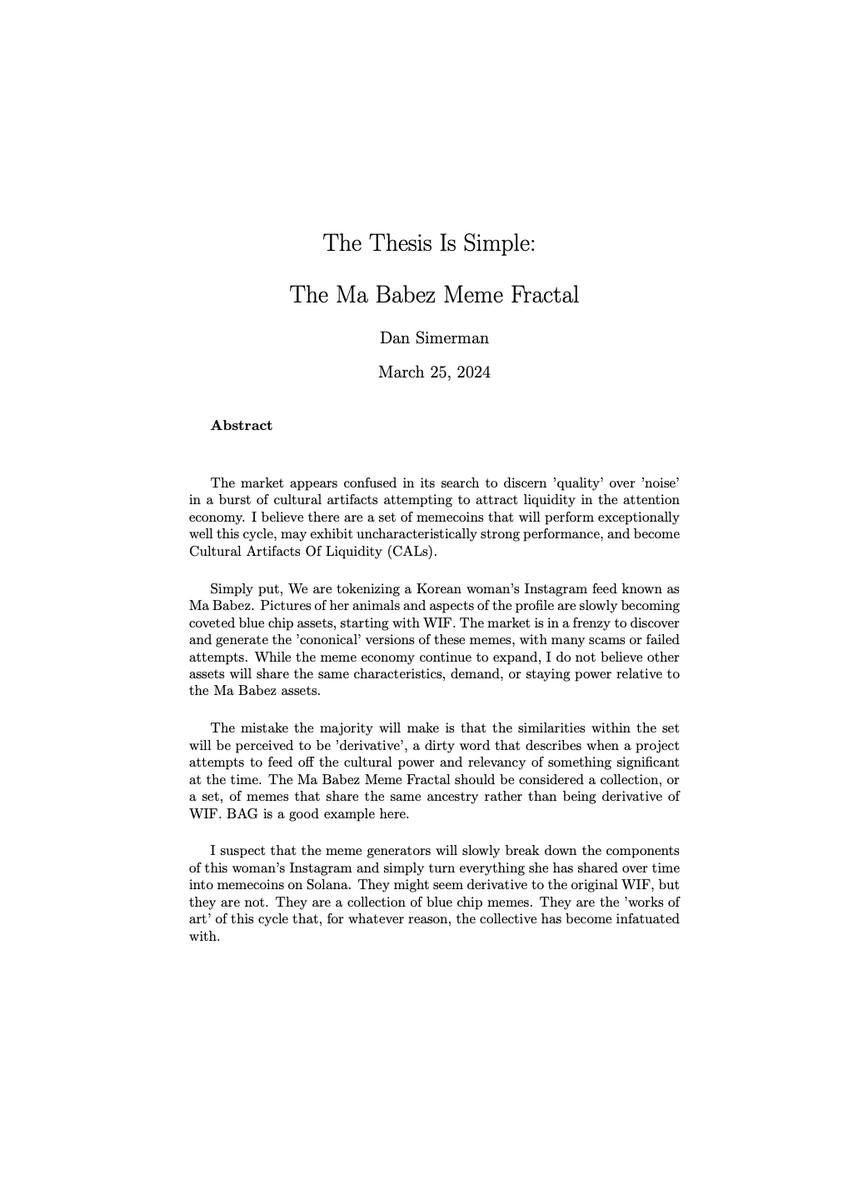 menikmati2000's tweet photo. The Thesis Is Simple. Big Bog is Duchi. https://t.co/6FP62dmkPE