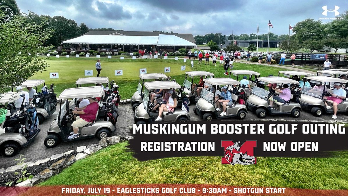 Registration for the Muskingum University Athletic Booster Golf Outing scheduled for Friday, July 19, is now open. Calling all golf enthusiasts and Muskie supporters! Get ready to swing into action at the Muskingum University Athletic Booster Golf Outing on Friday, July 19th!