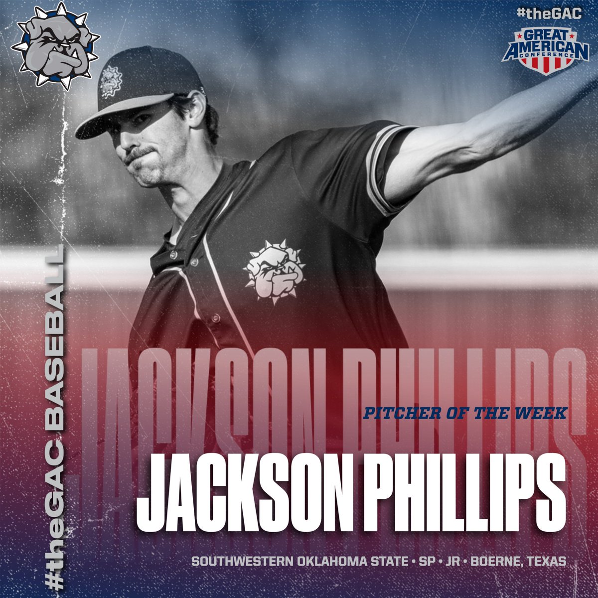 #TheGAC (@gacathletics) on Twitter photo #theGAC ⚾️ WEEK 9 AWARDS:
Player - Spencer Dickinson, 3B <a href="/OBU_Baseball/">OBU Baseball</a>
Co-Pitcher - Cal Birchfield, SP <a href="/ECUTigersBSB/">ECU Baseball</a> &
Jackson Phillips, SP <a href="/SWOSUBaseball/">SWOSU Baseball</a> #theGAC ⚾️ WEEK 9 AWARDS:
Player - Spencer Dickinson, 3B <a href="/OBU_Baseball/">OBU Baseball</a>
Co-Pitcher - Cal Birchfield, SP <a href="/ECUTigersBSB/">ECU Baseball</a> &
Jackson Phillips, SP <a href="/SWOSUBaseball/">SWOSU Baseball</a>